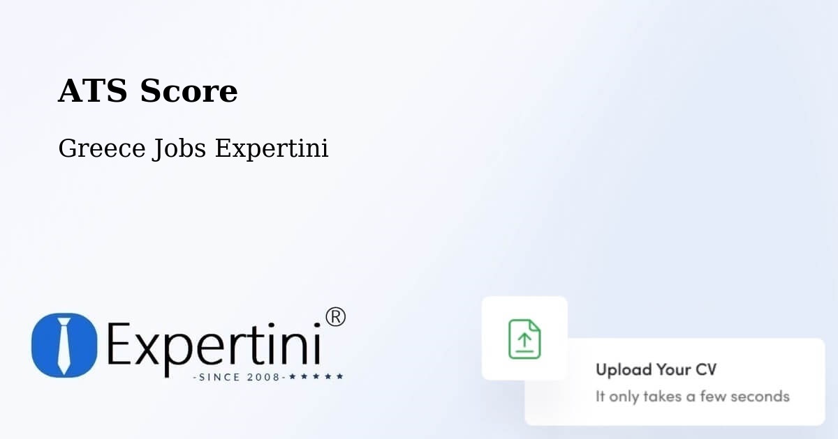 Resume ATS Score & Job Description Match Tool – Filótas - Greece Jobs Expertini